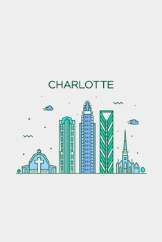 Paperback Charlotte Minimalist Travel Notebook [Lined] [6x9] [110 pages] Book