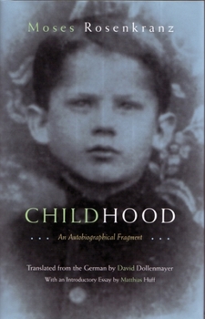 Hardcover Childhood: An Autobiographical Fragment Book