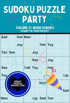 Paperback Sudoku Puzzle Party: Volume 21: Word Sudoku Book
