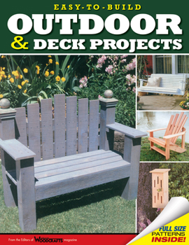 Paperback Easy-to-Build Outdoor & Deck Projects Book