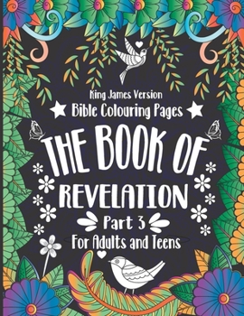 Paperback Book 3 of Revelation Bible Colouring Pages for Adults and Teens. [Large Print] Book