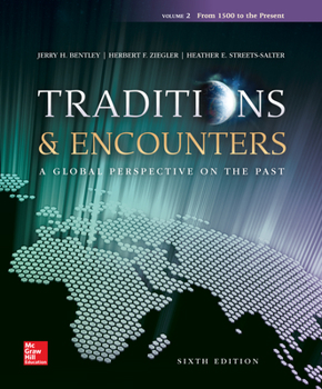 Hardcover Traditions & Encounters Volume 2 with Connect 1-Term Access Card Book