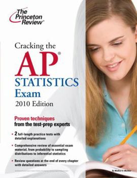 Paperback Cracking the AP Statistics Exam, 2010 Edition (College Test Preparation) Book