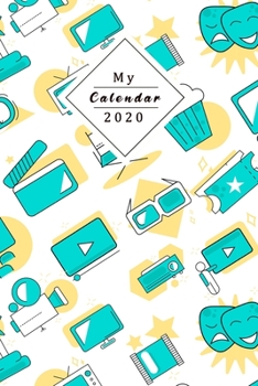 Paperback My Calendar 2020: Your Own Weekly, Monthly And Yearly Planner For 2020 With Beautiful Design Book