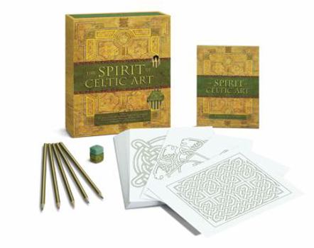 Paperback The Spirit of Celtic Art [With 10 Colored Pencils and 80 Celtic Patterns and Sharpener] Book