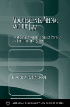 Hardcover Adolescents, Media, and the Law Book