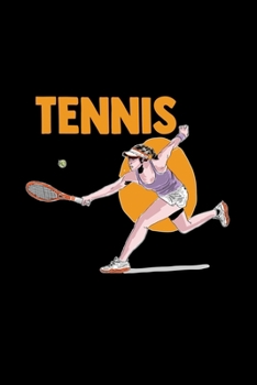 Paperback Tennis: 6x9 TENNIS - grid - squared paper - notebook - notes Book