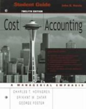 Paperback Study Guide for Cost Accounting Book