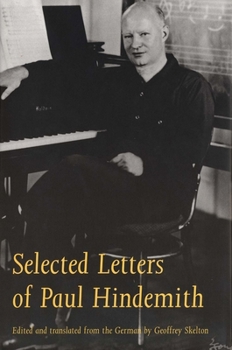 Hardcover Selected Letters of Paul Hindemith Book