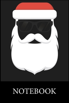 Santa Christmas Notebook: Blank and Lined Paper to Write In for Notes, To Do Lists, Drawing, Meeting Note, Goal Setting, Christmas Halloween Gift