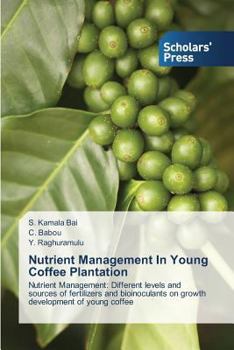 Paperback Nutrient Management In Young Coffee Plantation Book