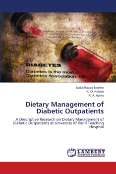 Paperback Dietary Management of Diabetic Outpatients Book