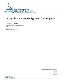 Navy Ship Names: Background for Congress
