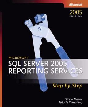 Paperback Microsoft SQL Server 2005 Reporting Services Step by Step [With CDROM] Book