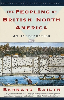 Paperback The Peopling of British North America: An Introduction Book