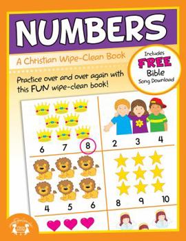 Paperback Numbers Christian Wipe-Clean Workbook Book