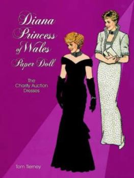 Paperback Diana Princess of Wales Paper Doll: The Charity Auction Dresses Book