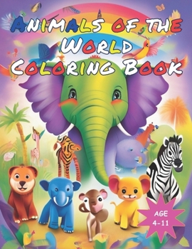Paperback Animals of the World Coloring Book