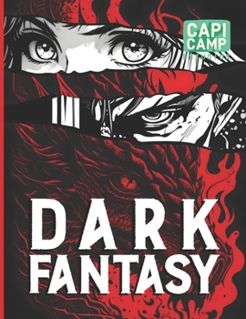 Paperback Dark Fantasy: +50 Medieval Coloring Pages Book