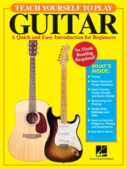 Paperback Teach Yourself to Play Guitar Book
