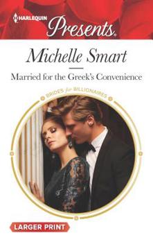 Mass Market Paperback Married for the Greek's Convenience [Large Print] Book