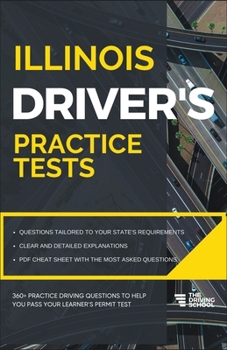 Paperback Illinois Driver's Practice Tests Book