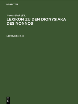 Hardcover E - K [German] Book