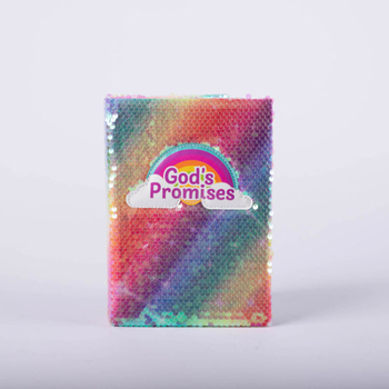 God's Promises | Rainbow Reversible Sequin Journal for Girls | Hardcover 160 Lined Journal for Teenage Girl | Cute Notebook Diary for Teen Girls | Daily Writing Notebook School Supplies