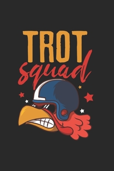 Paperback Thanksgiving Trot Squad Turkey Notebook: Notebook / 6x9 Zoll / 120 ruled Pages Book