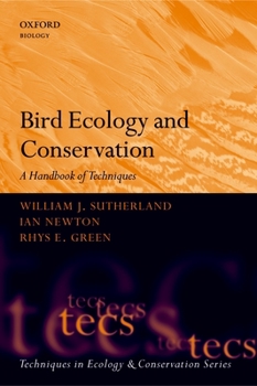 Paperback Bird Ecology and Conservation: A Handbook of Techniques Book