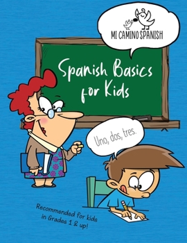 Paperback Spanish Basics for Kids, Book 1 Book