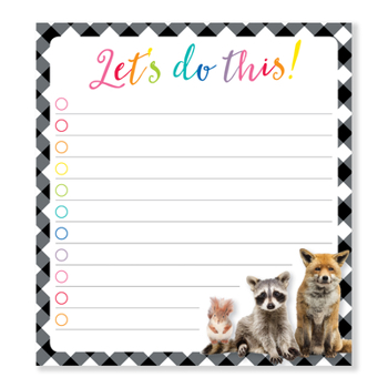 Misc. Supplies Woodland Whimsy Let's Do This! Notepad Book