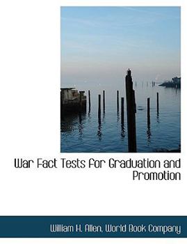 Paperback War Fact Tests for Graduation and Promotion Book