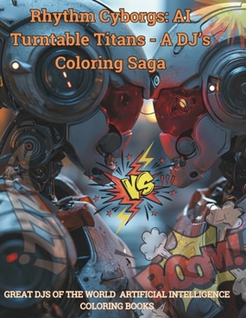 Paperback Rhythm Cyborgs: AI Turntable Titans - A DJ's Coloring Saga: TURN THE TABLES Book