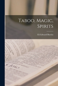 Paperback Taboo, Magic, Spirits Book
