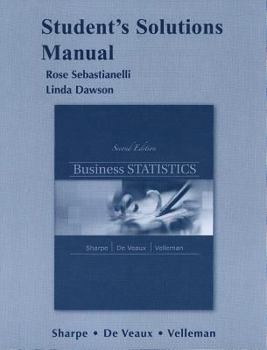 Paperback Business Statistics Student's Solutions Manual Book