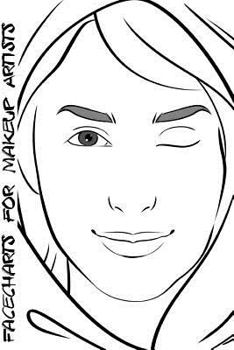 Paperback Facecharts for Makeup Artists: Sasha Book