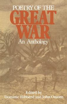 Paperback Poetry of the Great War : An Anthology Book