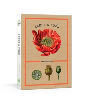 Misc. Seeds and Pods: 24 Postcards Book