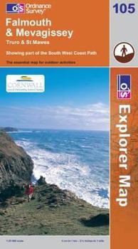 Map Falmouth & Mevagissey: Truro & St Mawes Book