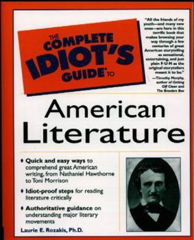Paperback The Complete Idiot's Guide to American Literature Book