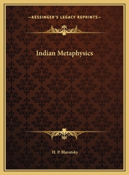Hardcover Indian Metaphysics Book