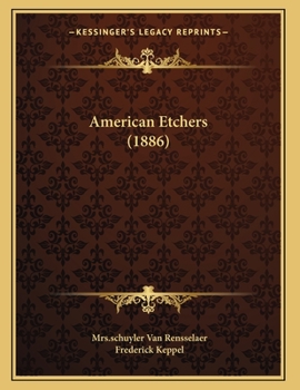 Paperback American Etchers (1886) Book