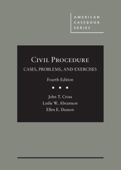 Hardcover Civil Procedure: Cases, Problems, and Exercises (American Casebook Series) Book