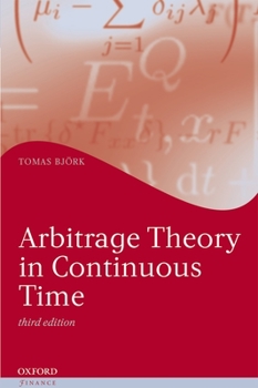 Hardcover Arbitrage Theory in Continuous Time Book
