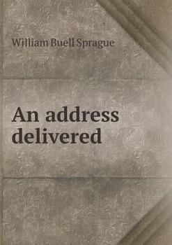 Paperback An address delivered Book