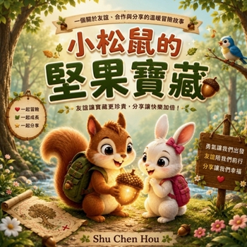 Paperback 小松鼠的堅果寶藏: The Squirrel's Nut Treasure: A Traditional Chinese Picture Book About Friendship, Te [Chinese] Book