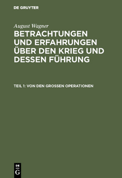 Hardcover Von den großen Operationen [German] Book