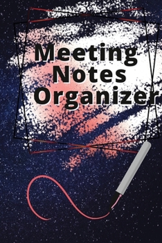 Paperback Meeting Agenda: Meeting Notes Organizer Book