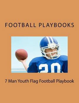 Paperback 7 Man Youth Flag Football Playbook Book